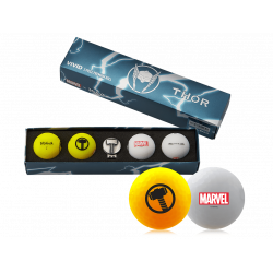 Coffret Balles Volvik Vivid Marvel Thor x4