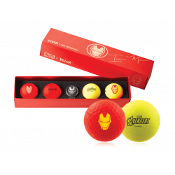 Coffret Balles Volvik Vivid Marvel Iron Man x4