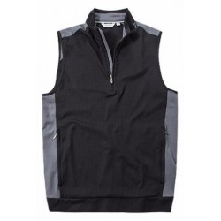 Gilet Coupe-Vent 1/2 Zip Ashworth Stretch Noir