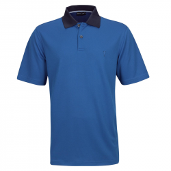 Polo Golfino Dobby Bleu