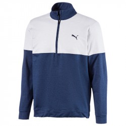 Sweat Puma CloudSpun Warm-Up Bleu Marine