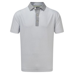 Polo Footjoy Imprime Foulard Gris