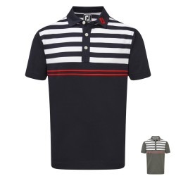 Polo Junior Footjoy Smooth Pique Rayures
