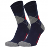 Paire de Chaussettes Femme Golfino Carreaux Bleu Marine