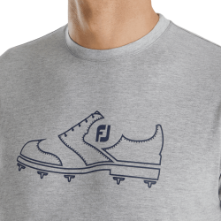 Promo Tee Shirt Footjoy Heritage Collection Gris