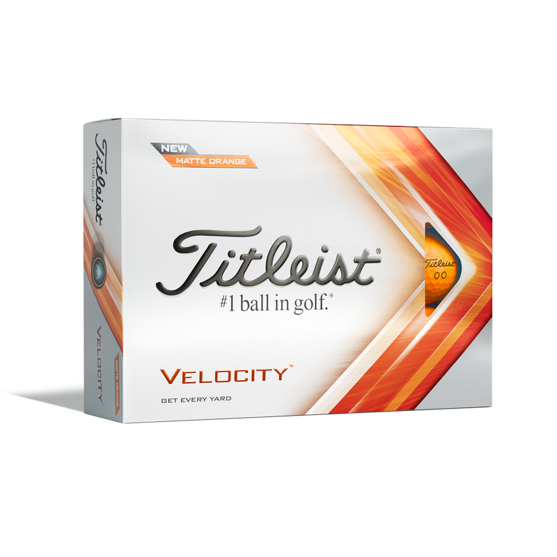 Achat Balles Titleist Velocity x12 Orange