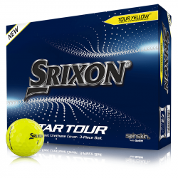 Balles Srixon Q-Star Tour x12 Jaune