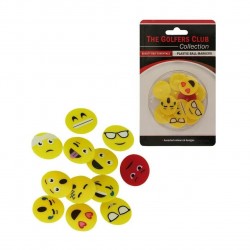 Puce Marque Balle Golfers Smiley