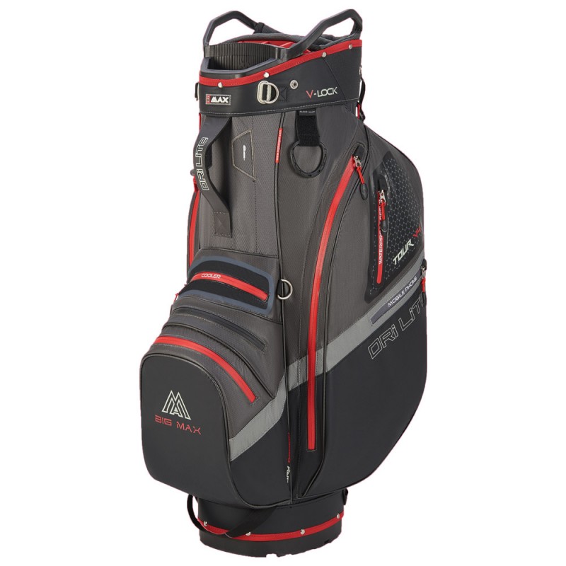 Achat Sac Chariot Big Max Dri Lite Tour V4 Gris/Rouge