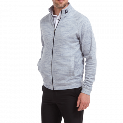 Prix Haut Manches Longues Footjoy Space Dye Gris