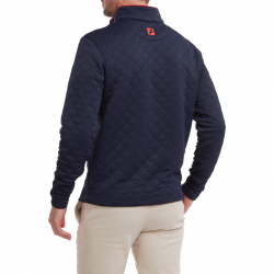 Promo Haut Manches Longues Footjoy Chill-Out Jacquard Bleu Marine