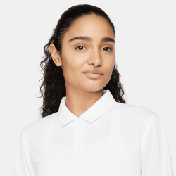 Prix Polo Femme Manches Longues Nike Victory Solid Blanc