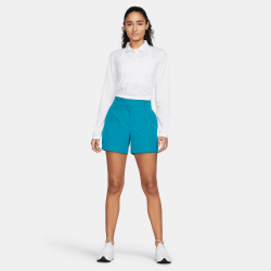Promo Polo Femme Manches Longues Nike Victory Solid Blanc