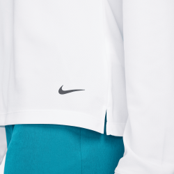 Logo Polo Femme Manches Longues Nike Victory Solid Blanc