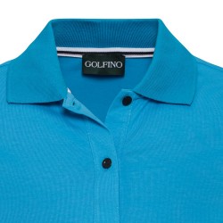 Promo Polo Femme Golfino Perfect Round Bleu