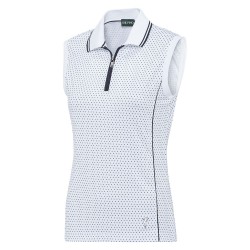 Achat Polo Sans Manches Femme Golfino Perfect Round Blanc