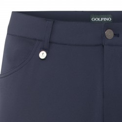 Promo Pantalon Déperlant Golfino Living Golf Bleu Marine
