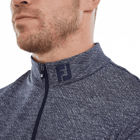 Chemise Coupe-vent FootJoy 1/4 Zip Homme Taille L Blanc/gris/royal | Modèle CG-073 | Neuf Avec étiquette