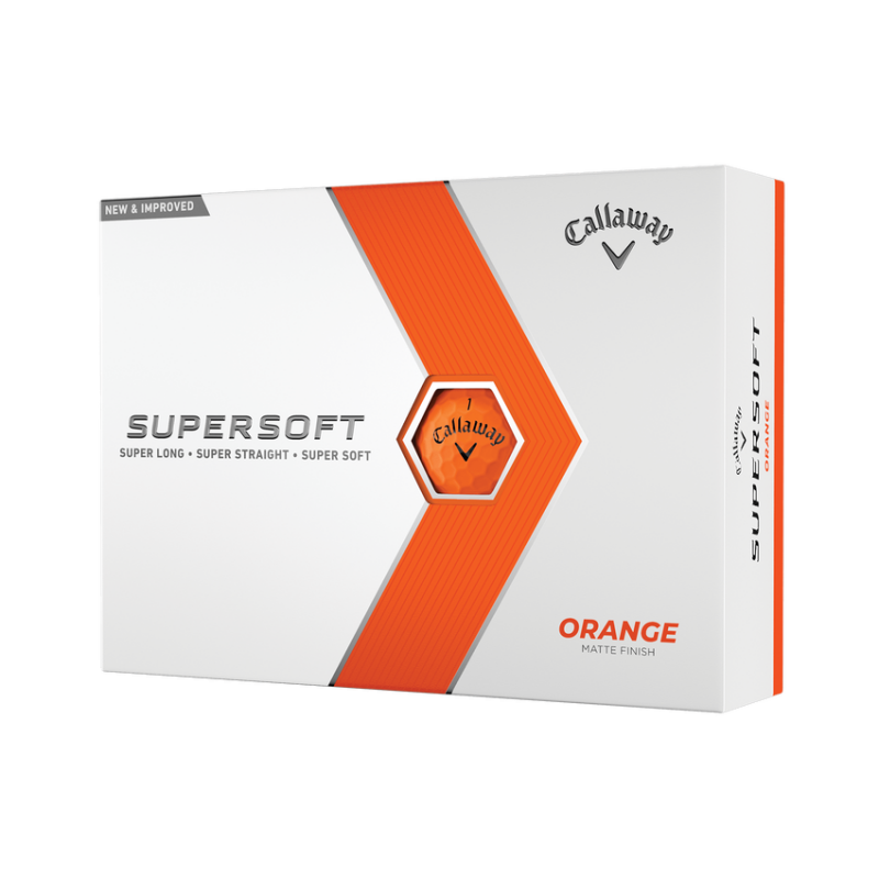 Achat Balles Callaway Supersoft 2023 x12 Orange