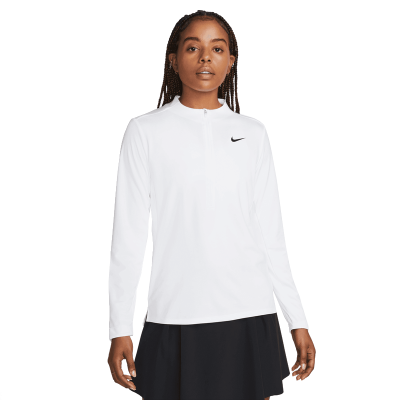 Haut Manches Longues Femme Nike Dri-FIT UV Advantage Blanc
