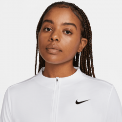 Prix Haut Manches Longues Femme Nike Dri-FIT UV Advantage Blanc
