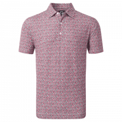 Polo Footjoy Confetti Rouge