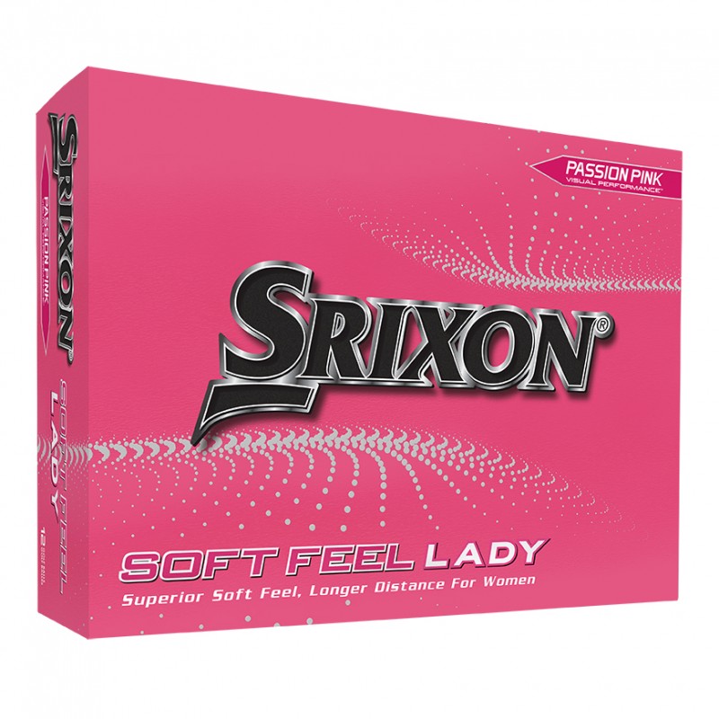 Balles Femme Srixon Soft Feel Lady 2023 x12 Rose