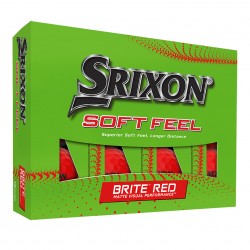 Achat Balles Srixon Soft Feel Brite 2023 x12 Rouge