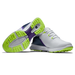 Chaussure Femme Footjoy Fuel Sport M Blanc/Bleu pas chère