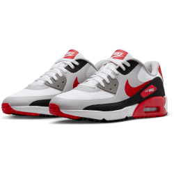 Prix Chaussure Unisex Nike Air Max 90 G Gris/Rouge