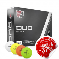 Remise Balles Wilson Staff Duo Soft+ X12