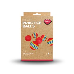 Pack de 6 Balles Masters Mousse