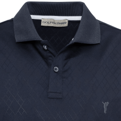 Promo Polo Golfino Neo Argyle Bleu Marine