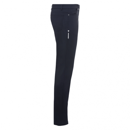 Pantalon fluide à motif fleuris en viscose fille noir Pantalon fluide à motif fleuris en viscose fille noir