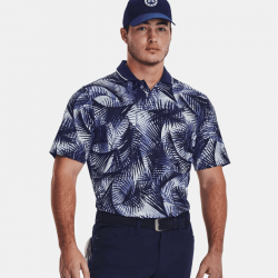 Prix Polo Under Armour Iso-Chill Graphic Palm Bleu