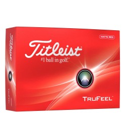 Achat Balles Titleist TruFeel x12 2024 Rouge