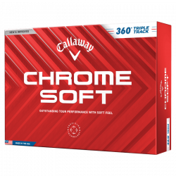 Achat Balles Callaway Chrome Soft 360 Triple Track x12 2024