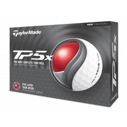 Achat Balles TaylorMade TP5x x12 2024 Blanc