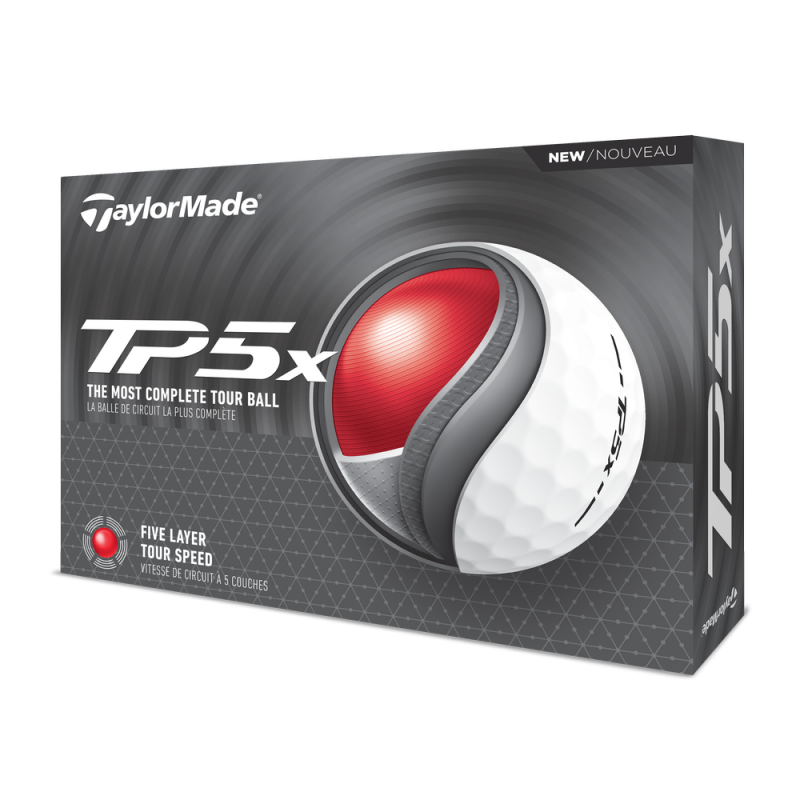 Achat Balles TaylorMade TP5x x12 2024 Blanc
