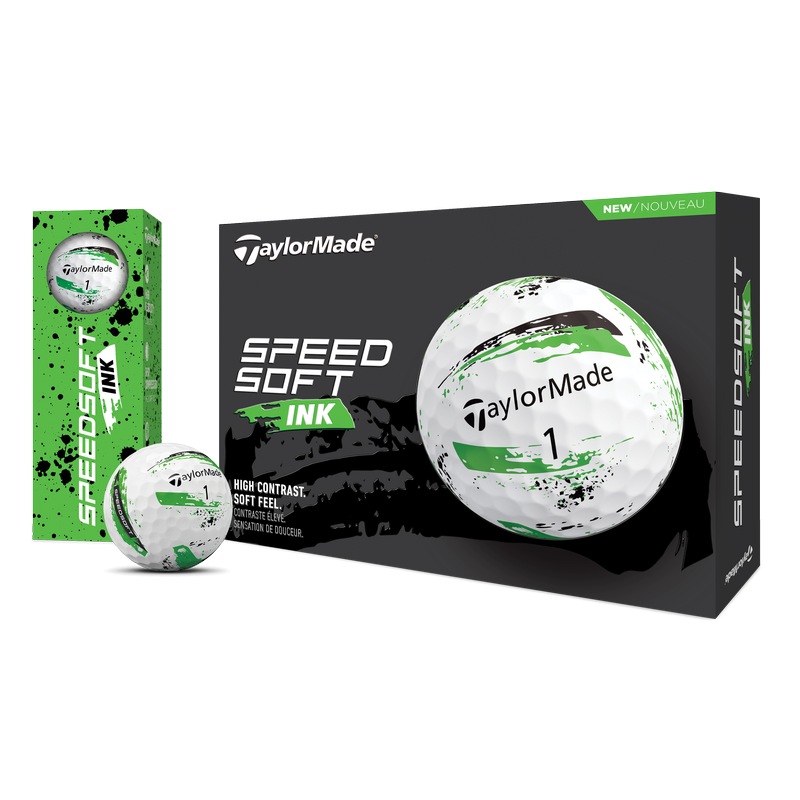 Achat Balles TaylorMade SpeedSoft Ink x12 2024 Vert