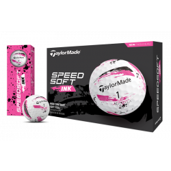 Achat Balles TaylorMade SpeedSoft Ink x12 2024 Rose