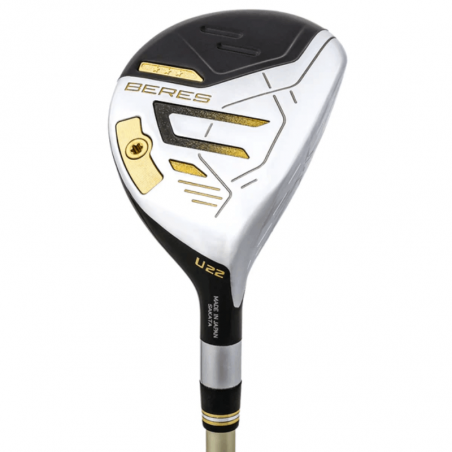 Hybride Honma Beres U-201 25° - Manche Graphite Régulier, Grip Beres, Homme
