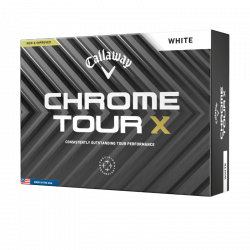 Achat Balles Callaway Chrome Tour X x12 Blanc