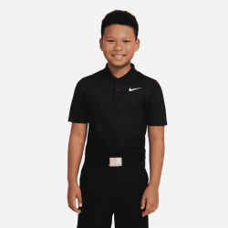 Polo Enfant Nike Dri-FIT Victory Noir