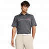 Polo Under Armour Playoff 3.0 Stripe Gris