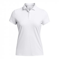 Promo Polo Femme Under Armour Iso-Chill Blanc