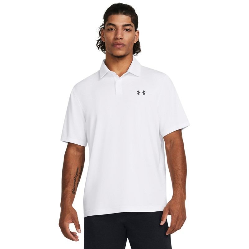 Polo Under Armour T2G Blanc