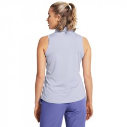 Achat Polo Sans Manches Femme Under Armour Playoff Bleu Clair