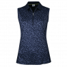 Polo Sans Manches Femme Callaway Geo Bleu Marine