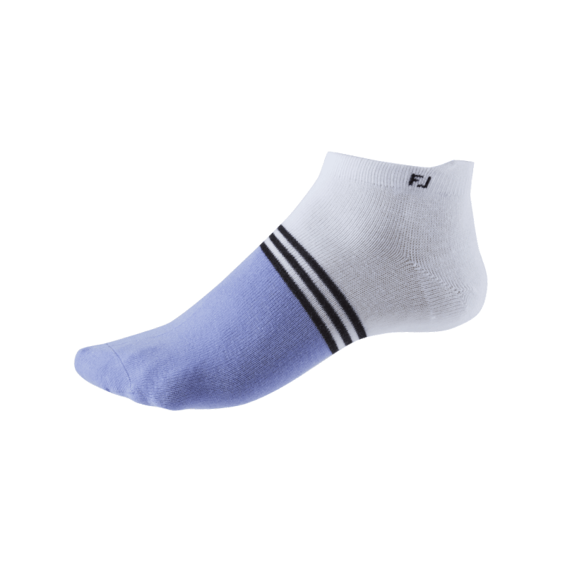 Paire de Chaussettes Femme Footjoy Roll Tab Blanc/Violet